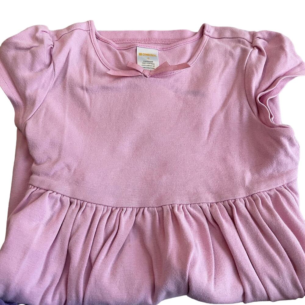 Gymboree Pink Dress Size 6 Poodle Eiffel Tower Girls Clothing Spots